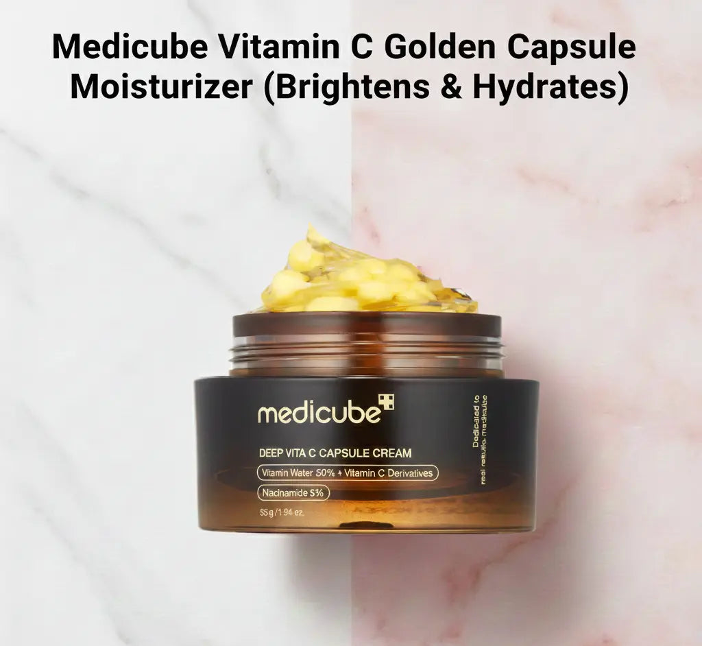 Medicube Vitamin C Golden Capsule Moisturizer (Brightens & Hydrates) -