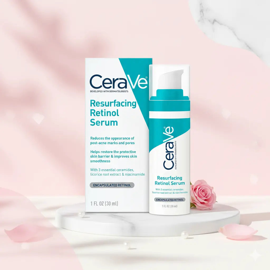 CeraVe Resurfacing Retinol Serum (Acne Marks & Pore Refining) -