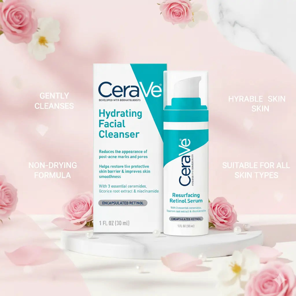 CeraVe Resurfacing Retinol Serum (Acne Marks & Pore Refining) -